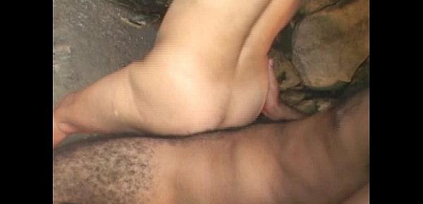  Slut gets fucked in the cave